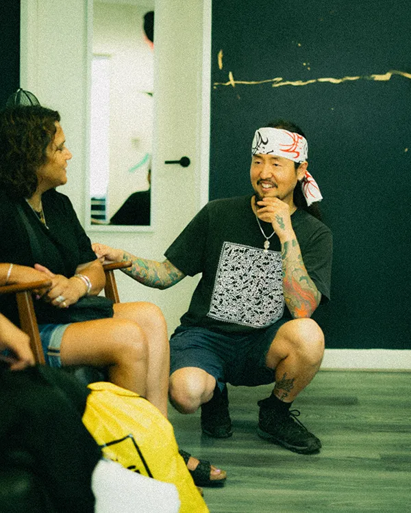 Tattoo consultation at Silent Moon, Bermondsey London